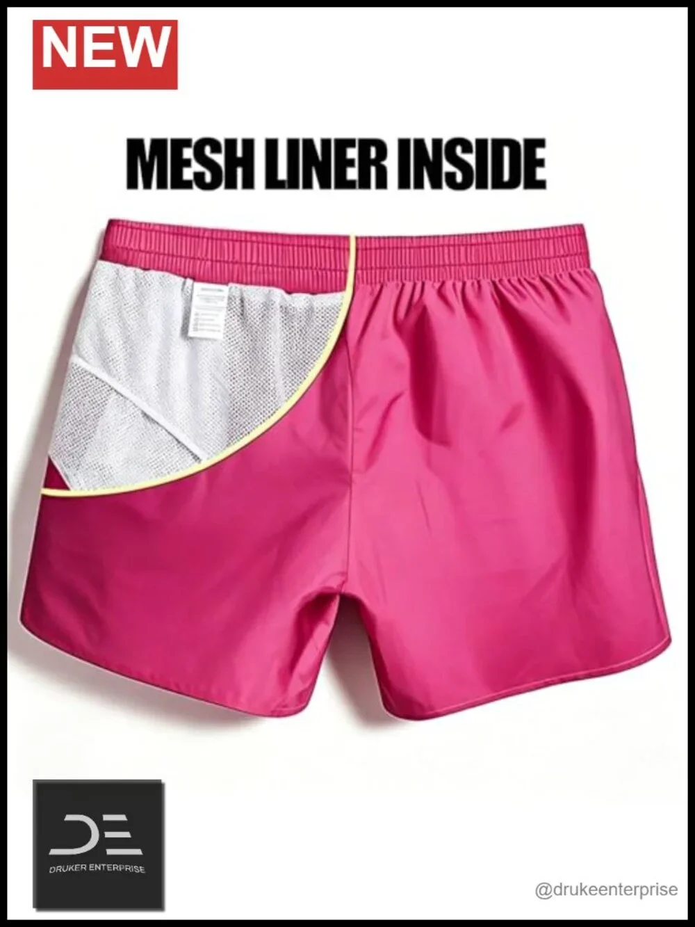 Big and Tall Quick Dry Swim Trunks with Mesh Liner Plus Size 3XL-6X Board Shorts